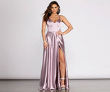 Ryder Satin A-Line Gown