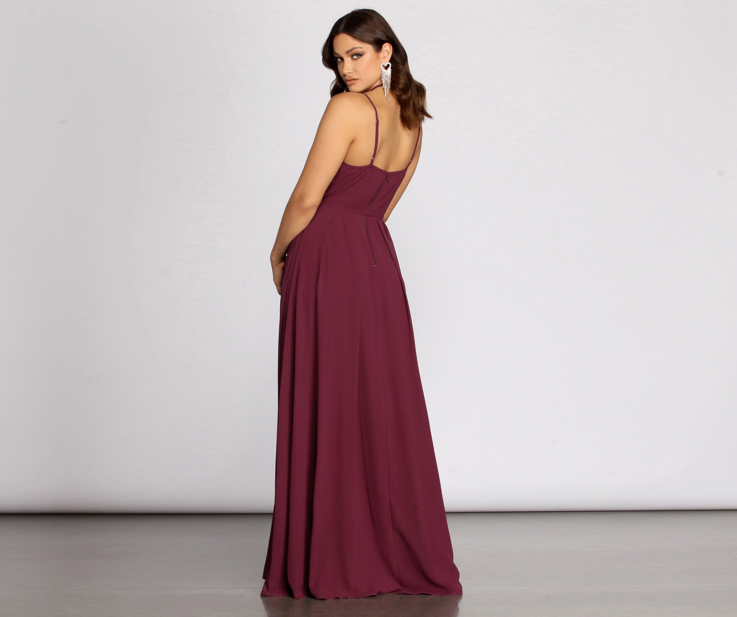 Rylie Chiffon A-Line Gown