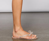 Sealed With Glam Thong Strap Jelly Sandal