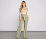 Sealed With Style Tie-Waist Pants