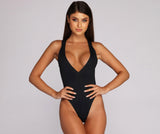 Simply Sexy Plunging Swimsuit