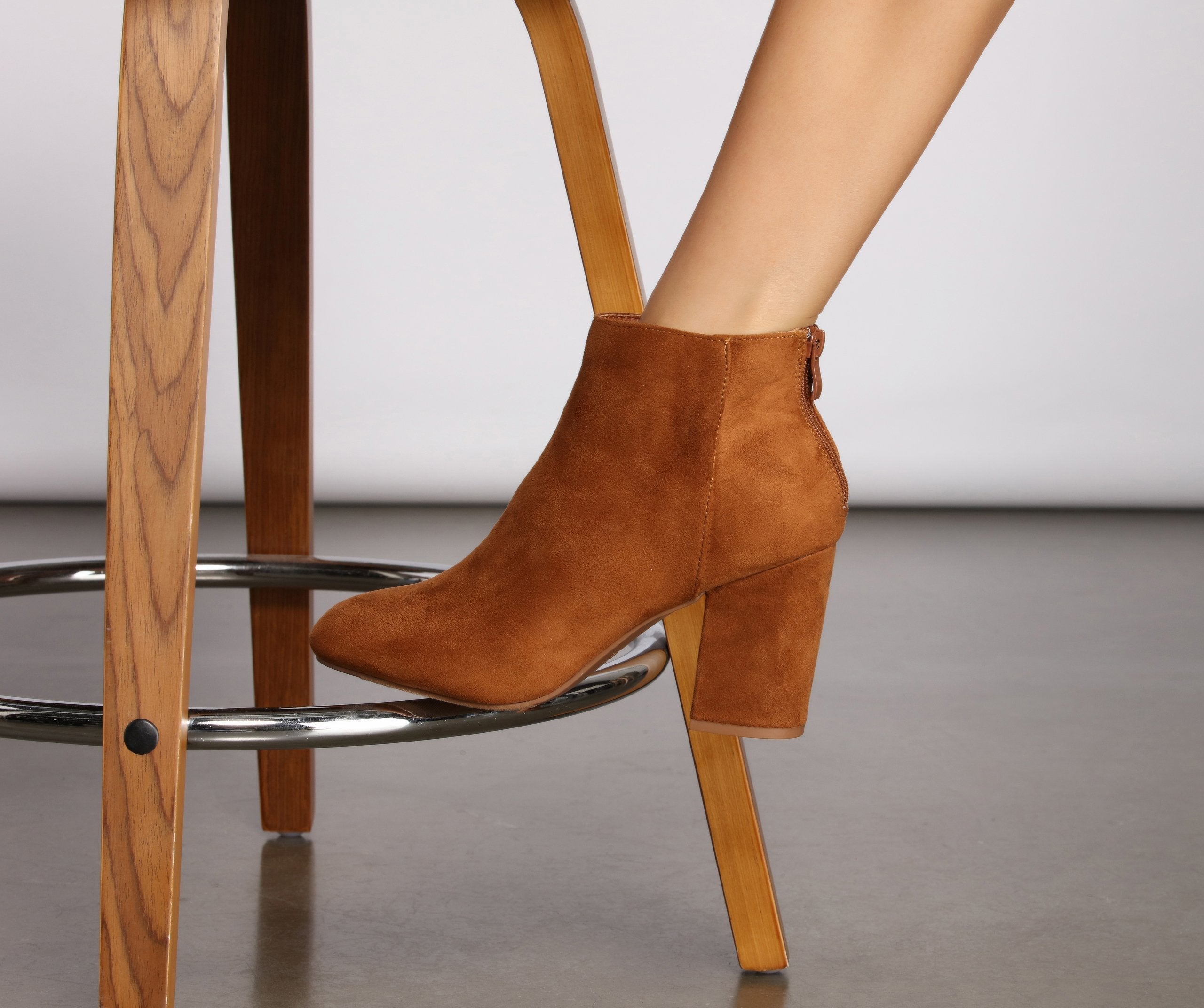 Slay In Basic Faux Suede Booties