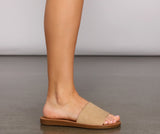 So Sleek Basic Band Sandals