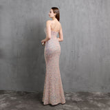 Sofia Formal Bright Sequin Slip Dress