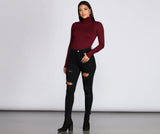 Soft Turtleneck Bodysuit