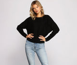 Stay Cozy Ribbed Crew Neck Sweater