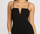 Straight To The Point Mini Dress