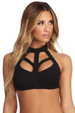 Strapped In Shimmer Swim Top