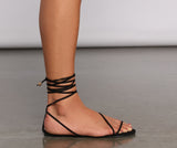 Strappy And Stylish Lace-Up Sandals