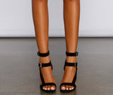 Strappy & Sassy T-Strap Stiletto Heels