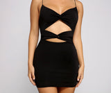 Strike A Pose Cutout Mini Dress