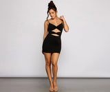 Strike A Pose Cutout Mini Dress