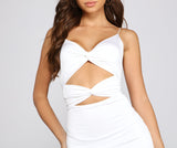 Strike A Pose Cutout Mini Dress