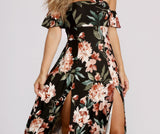 Stuck on Floral Maxi Dress