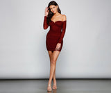 Stunning Beauty Ruched Mini Dress