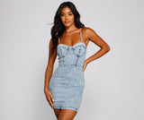 Style Icon Denim Mini Dress