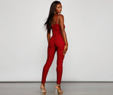 Stylish And Tapered Tie Waist Jumpsuit