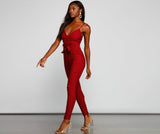 Stylish And Tapered Tie Waist Jumpsuit