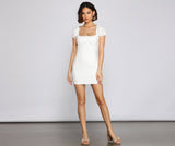 Stylish Moves Eyelet Mini Dress