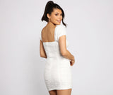 Such A Sweetheart Lace Mini Dress