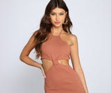 Summertime Beauty Cutout Midi Dress