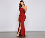 Susana Asymmetric Off Shoulder Mermaid Dress