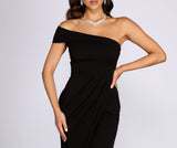 Susana Asymmetric Off Shoulder Mermaid Dress