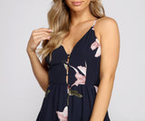 Sweet And Stunning Floral Romper