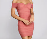 Sweet And Stunning Mesh Mini Dress