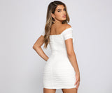 Sweet And Stunning Mesh Mini Dress