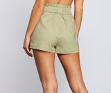 Sweet And Stylish Paper Bag Shorts