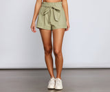 Sweet And Stylish Paper Bag Shorts