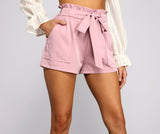 Sweet And Stylish Paper Bag Shorts