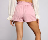 Sweet And Stylish Paper Bag Shorts