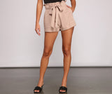 Sweet And Stylish Paper Bag Shorts