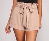 Sweet And Stylish Paper Bag Shorts