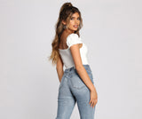 Sweet Vibes Corset Crop Top