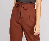 Tapered Tease High Waist Dress Pants