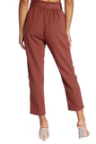 Tapered Tease High Waist Dress Pants