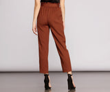 Tapered Tease High Waist Dress Pants