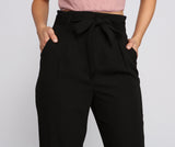 Tapered Tease High Waist Dress Pants