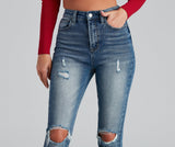 Taylor Distressed Cropped Skinny Jeans