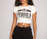 Tequila Time Crop Top