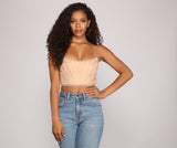 The Classic Cropped Corset Top