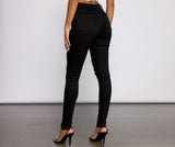 The Classic High Rise Destructed Skinny Jeans