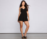 The Main Event Sleeveless Skater Romper