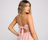 The Sweet Life Open Back Skater Romper