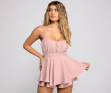 The Sweet Life Open Back Skater Romper