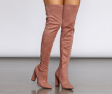 Thigh High Point Toe Boot