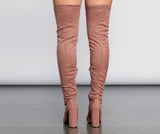 Thigh High Point Toe Boot